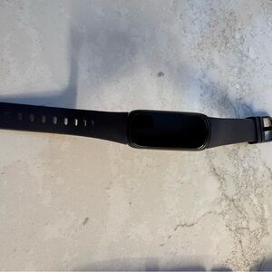 fitbit Black Slim Fitness Tracker with Silicone Band